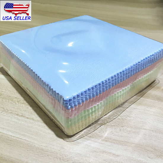 100 Pack Microfiber Cleaning Cloths – For Phone Screens, Camera Lenses & Glasses