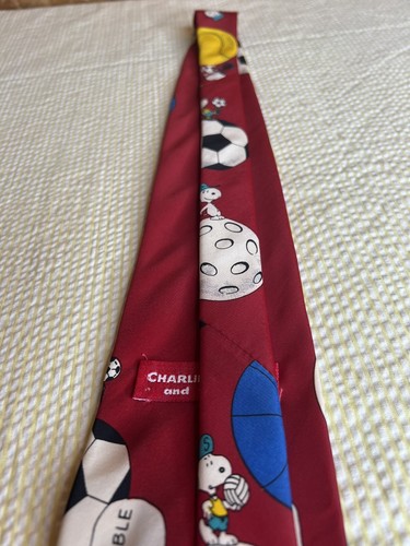 Corbata de cacahuetes de colección Charlie Brown y pandilla jugador más valioso excelente - Imagen 5 de 6