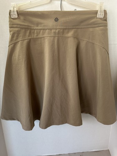 Athletica Skirt Youth Girl L 12 Kahki/Tan School Day Skort Jupe Short - Picture 2 of 6