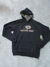 Mossy Oak Boys Hoodie Sweatshirt Camouflage Black