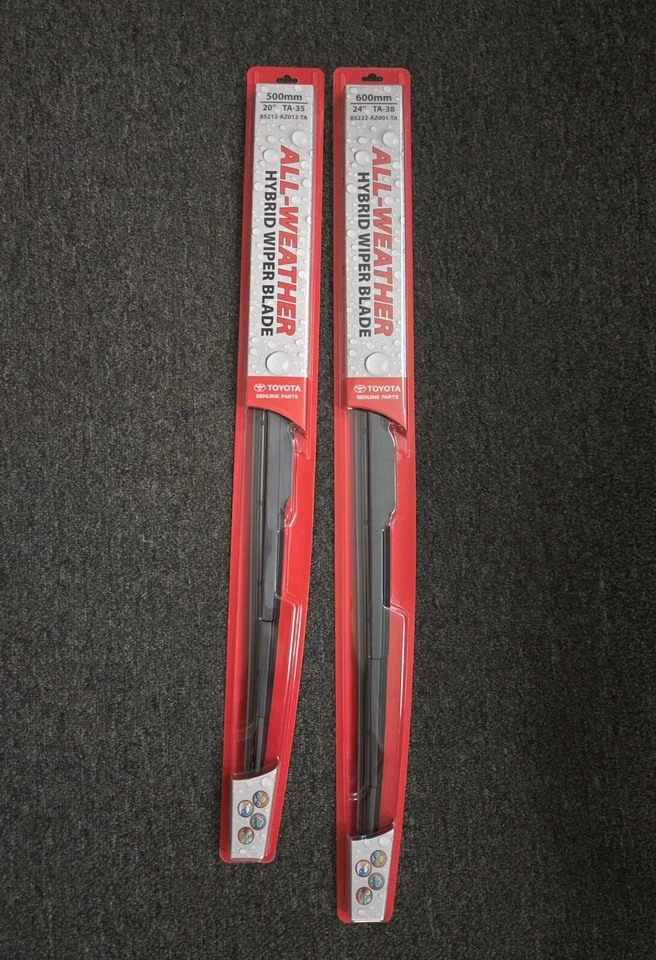 OEM 2010 - 2024 TOYOTA 4RUNNER FRONT WIPER BLADE SET 1J 1F Foto 2 de 4