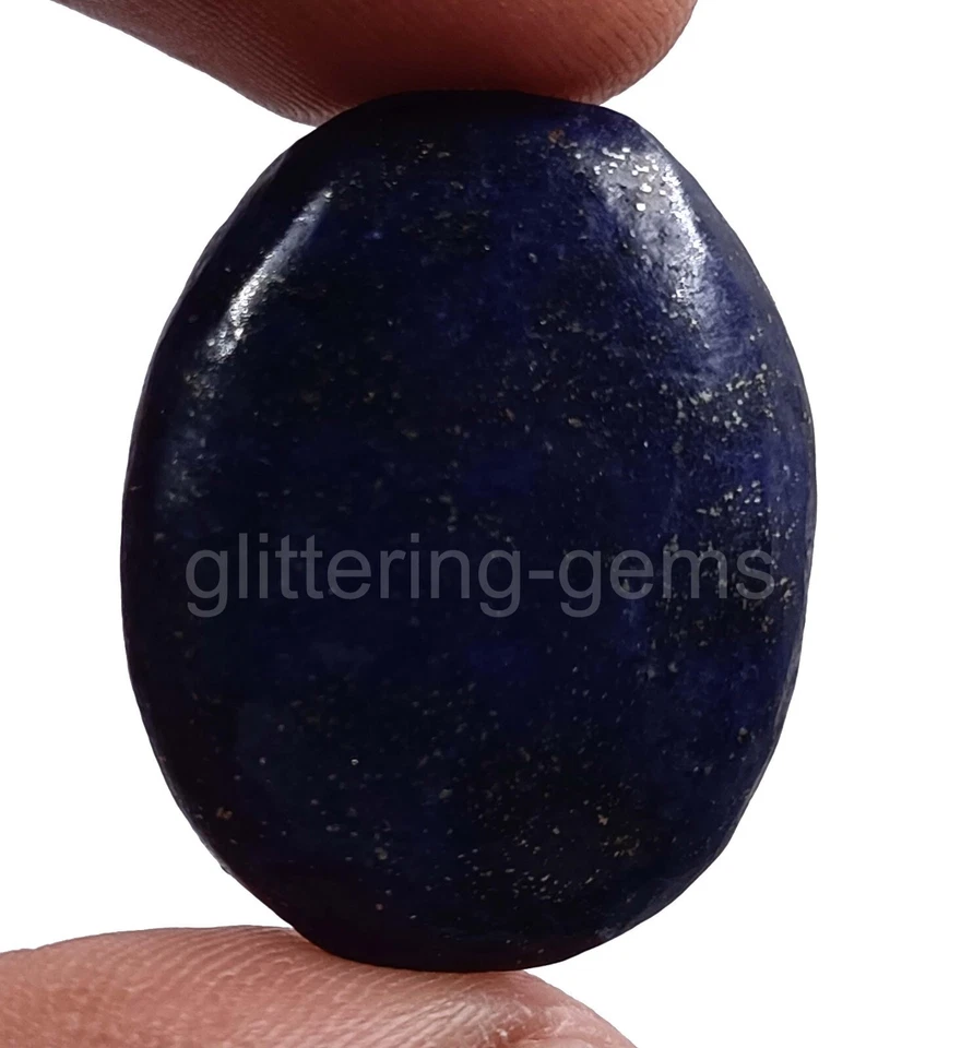 Lab-Created 23.80CT Oval Cut Blue Lapis Lazuli IGL Certified Loose Gemstone 5JSD - Image 3 of 4