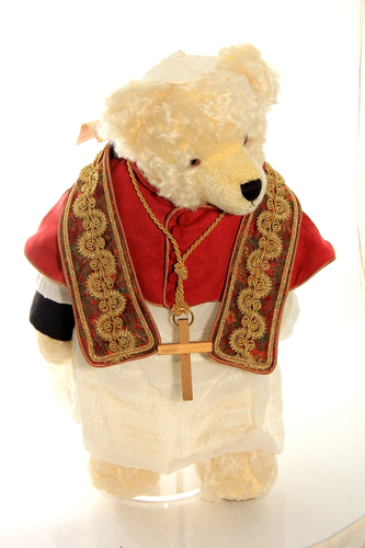 Hermann Spielwaren*Pop Benedict XVI *Teddy Bear LE 231/265 Certificate - Picture 7 of 13
