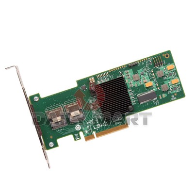 LSI LOGIC MEGARAID 9240-8I 8-PORT SAS SATA RAID 6GB CONTROLLER CARD PLC NEW