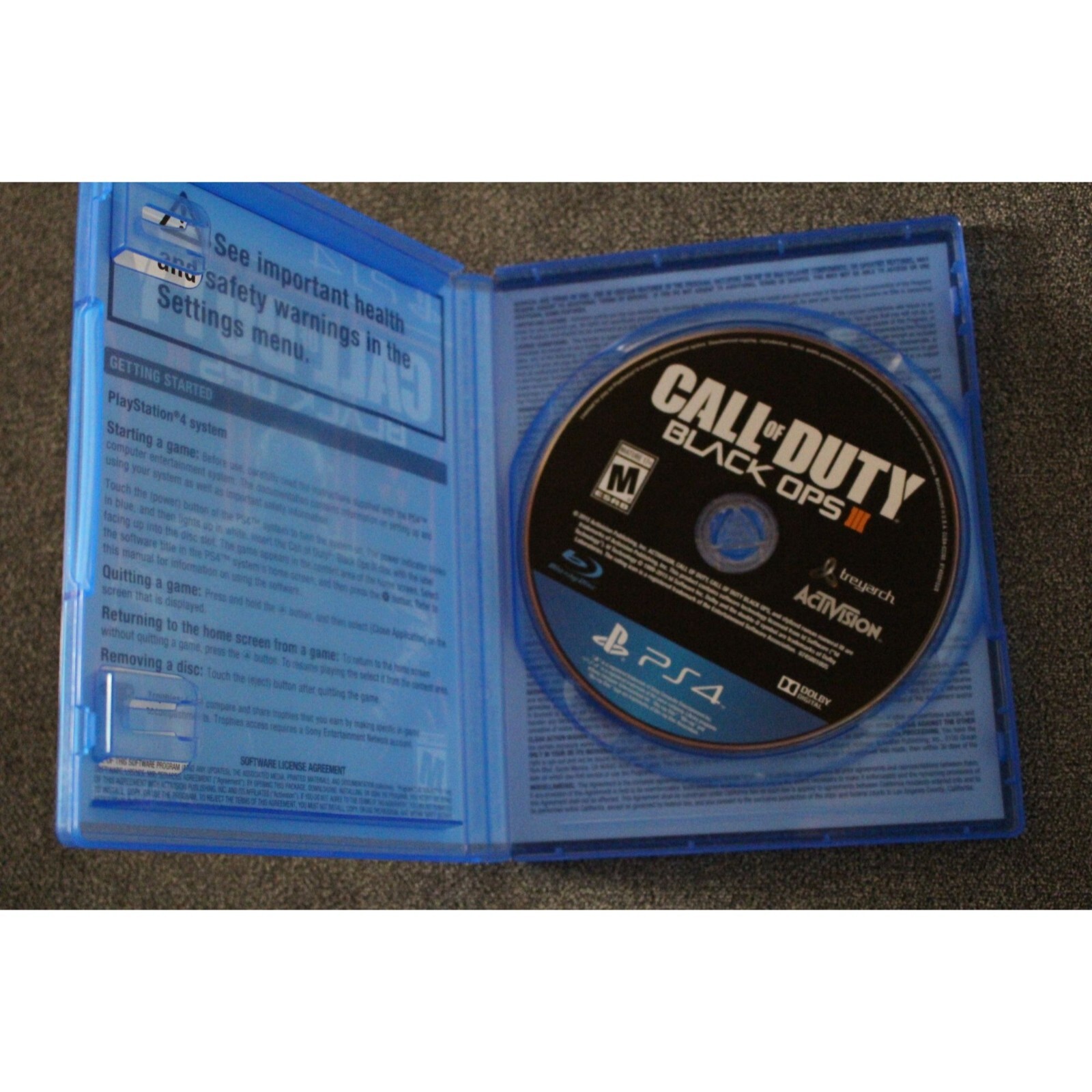 Call of Duty PS4 Playstation Black Ops III Game No Map Disk Only | eBay