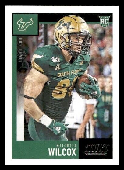 2020 Score #409 Mitchell Wilcox Rookie South Florida Bulls