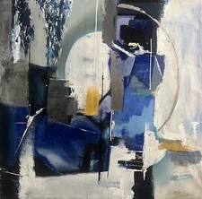 Abstract  original Painting - Modern  Abstract 39 in. x 39 in.  No frame.