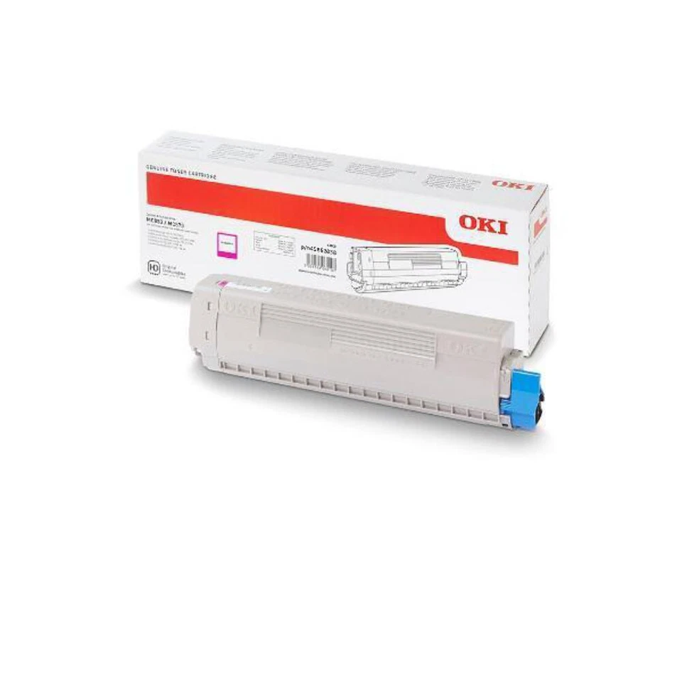 TONER OKI MC853 MAGENTA ORIGINAL 45862838 POUR OKI MC853,MC873,MC883 CAPACITÉ 7 - Photo 1/1