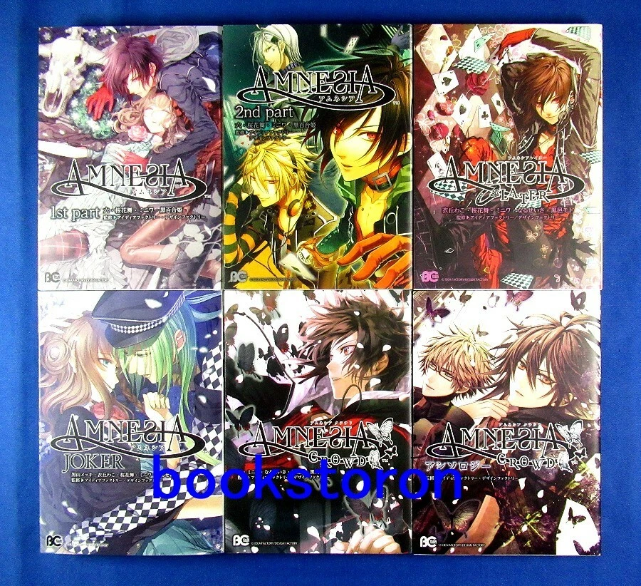 Amnesia 1st,2nd,Later,Joker,Crowd & Crowd Anthology Comic set / Japanese  Manga