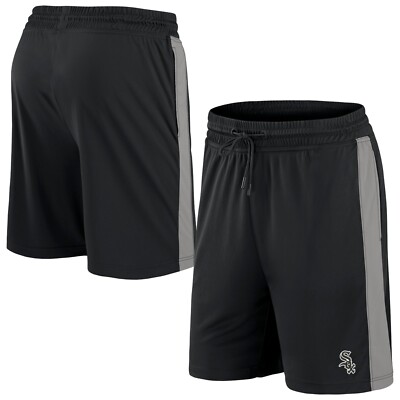 MLB Chicago White Sox Shorts Iconic Poly Short Woven Panels kurze Hose Training