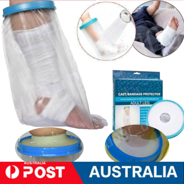 70cm Waterproof Adult Leg Calf Foot Bandage Protector Leg Cast Cover for Shower