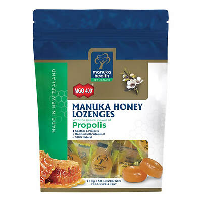 Manuka Honey with Propolis Lozenges by Manuka Health 58 Lozenges  
