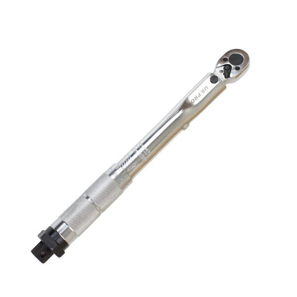 US PRO 1/4"" Drive Ratchet Torque Wrench Adjustable 5 - 25Nm Socket Hand Tools - Image 3