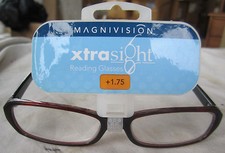 MAGNIVISION Xtrasight READING GLASSES NEW W/ Tag 1.75 RSP258T-175 RED