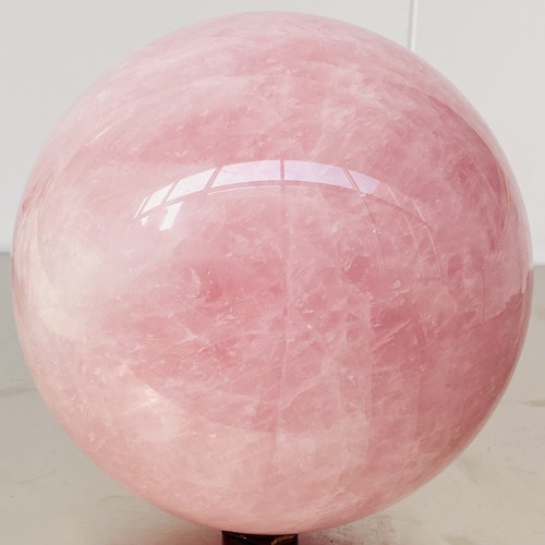 Esfera de cuarzo rosa natural bola de cristal Reiki Healing 13700G - Imagen 10 de 12