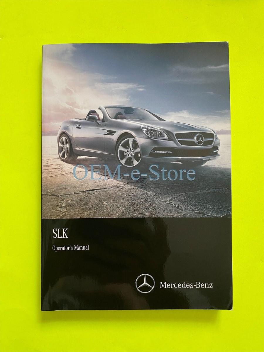 2014 Mercedes SLK 250 350 55 Convertible Owners Manual