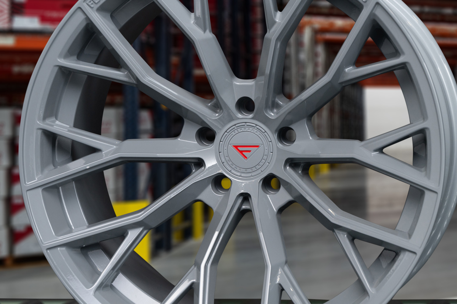 20'' Ferrada FR9 Storm Grey Staggered Concave Wheels For Audi R8 20x9 20x11