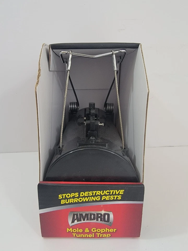 Trampa túnel AMDRO Mole & Gopher libre de químicos y reutilizable Foto 2 de 4