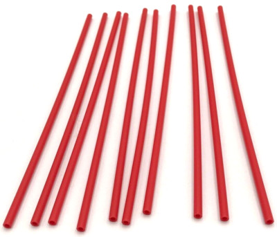 Lego 10 New Red Hose Rigid 3mm D 20L 160cm Pieces