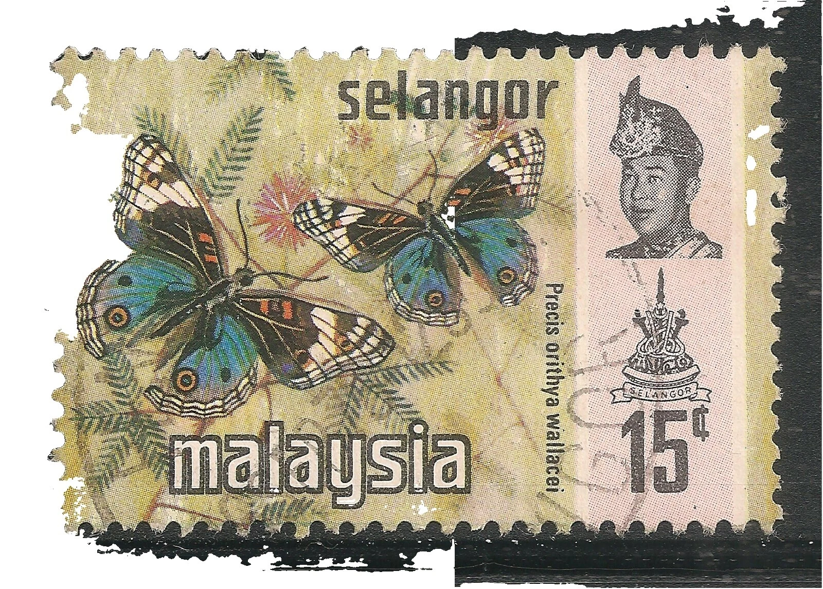 Mariposas sellos de Malasia usadas (1963-presente)