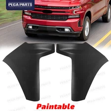 For 2019-2022 Chevrolet Silverado 1500 Front Bumper End Cap Extension Left Right