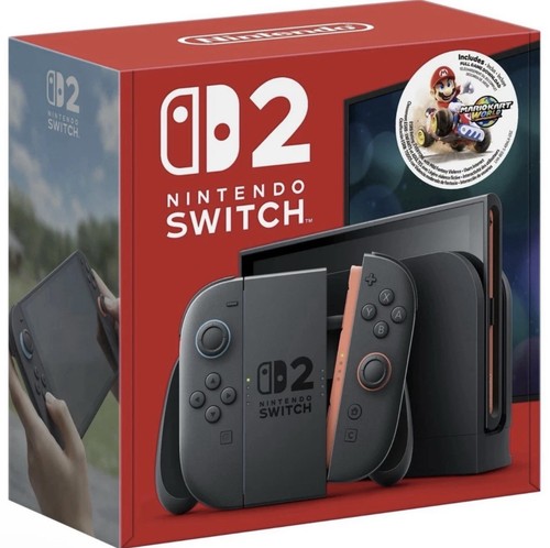 Nintendo Switch 2 Console + Mario Kart World Bundle 256GB Pre-order Confirmed!