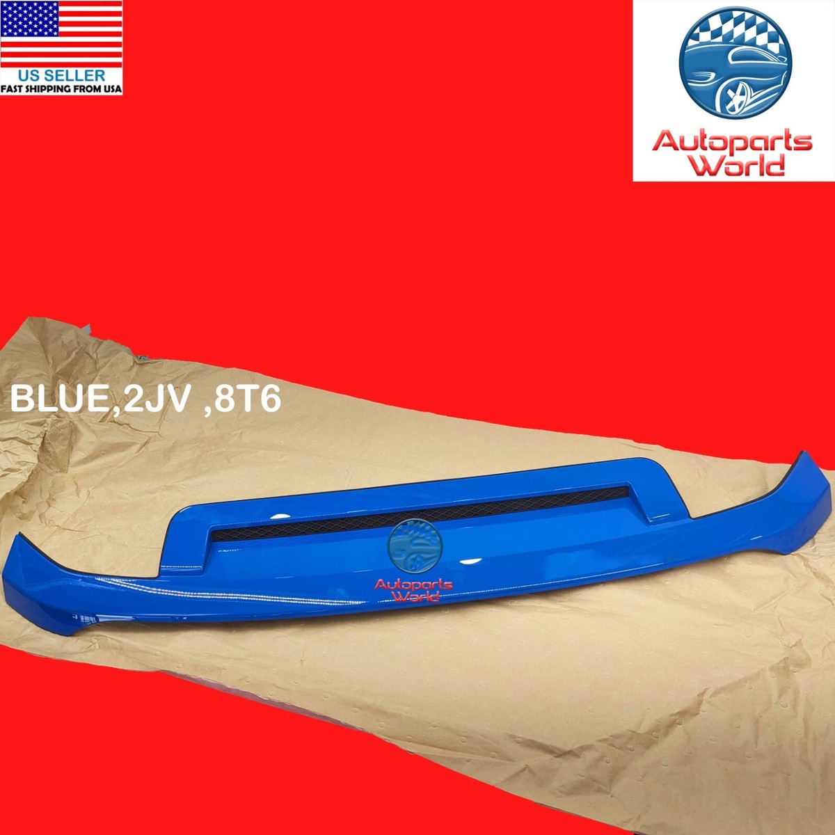 GENUINE TOYOTA 07-14 FJ CRUISER FRONT BLUE 8T6 HOOD BULGE SCOOP