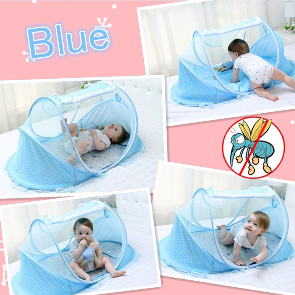 Portable Foldable Baby Bed Mosquito Net Polyester Newborn Sleep Bed