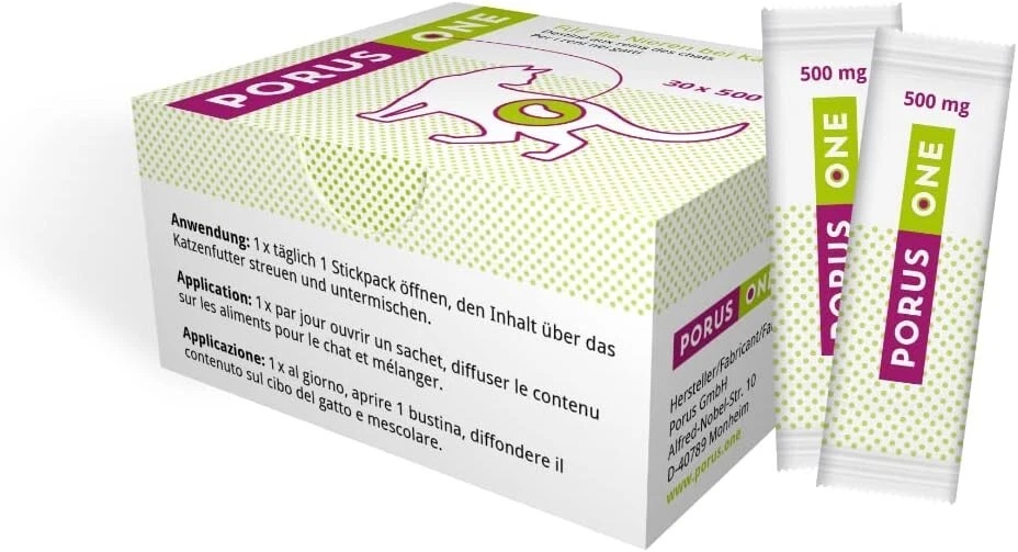 New Porus One Kidney Support in Cats, 30 Packets by Dechra, st USA free shipping - Image 2 of 3