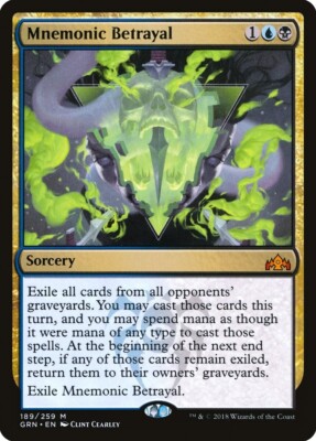 Mnemonic Betrayal / Betrayal of Memory - GUILDS RAVNICA - English (exc)