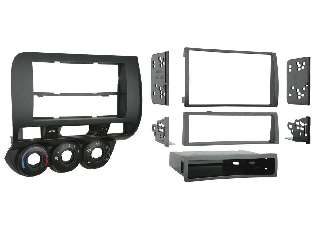 Kit De Montage Autoradio 1 DIN Avec Façade - Compatible Renault Megane III 2008-2016 Et Fluence 2009-2017