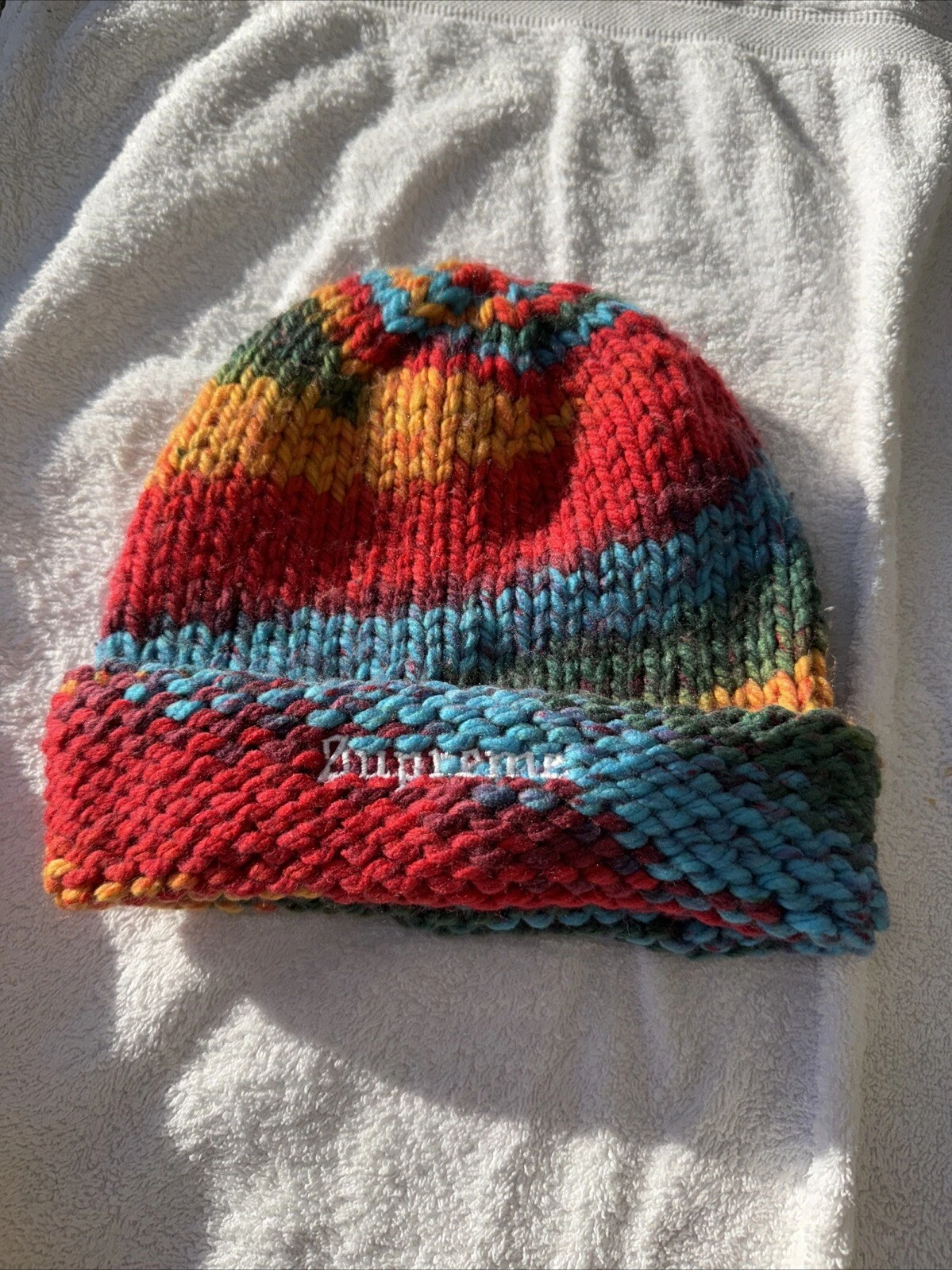 Casquette bonnet Supreme Gradient Spacedye multicolore SS24 Supreme New York 2024 neuve