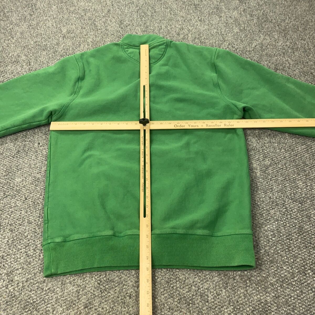 Stussy Stock Logo Mock Neck Pullover Mens XXL Green 1/4 Zip Stussy Stock Logo Mock Neck Pullover Mens XXL Green 1/4 Zip