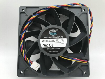Cooler Master A12038-60BB-4RP-F1 12V 2.70A 12038 Ant S9 T9 Fan