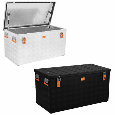 ALUBOX  Riffelblech Alukiste Werkzeugkiste Transportkiste Truckbox 102x52x52 cm