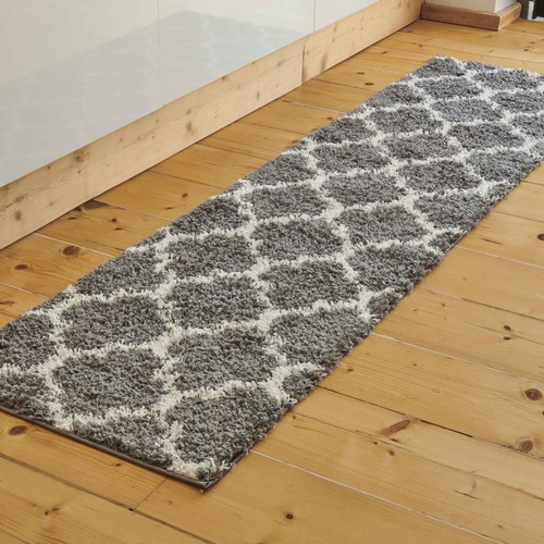 Moderner dicker grauer zottiger Teppich warm ohne Schuppen Übergangs-Wohnzimmer-Teppiche Läufer - Bild 8 von 8