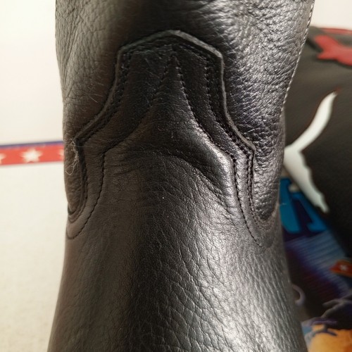 GO WEST BOOTS TEXAS BLACK SIZE 9 - Picture 15 of 16