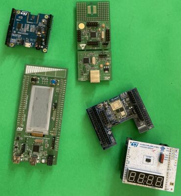 STM and Nucleo Super 6-Pak Assortment Eval Boards Explorer.  *WoW*    Fantastic!