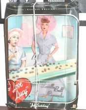 NIB 1998 I Love Lucy Job Switching Candy Episode 39 Barbie Doll Mattel #21268