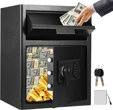 2.6 Cu FT Digital Safe Box Business Home Security for Money Cash Gun