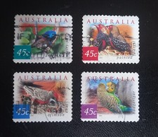 Set completo francobolli usati Australia: 2001 Desert Birds