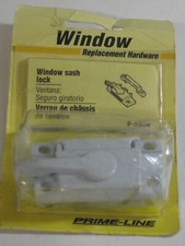 Window Sash Lock Latch White Hung Vinyl Durable Hardware Prime-Line F-2554