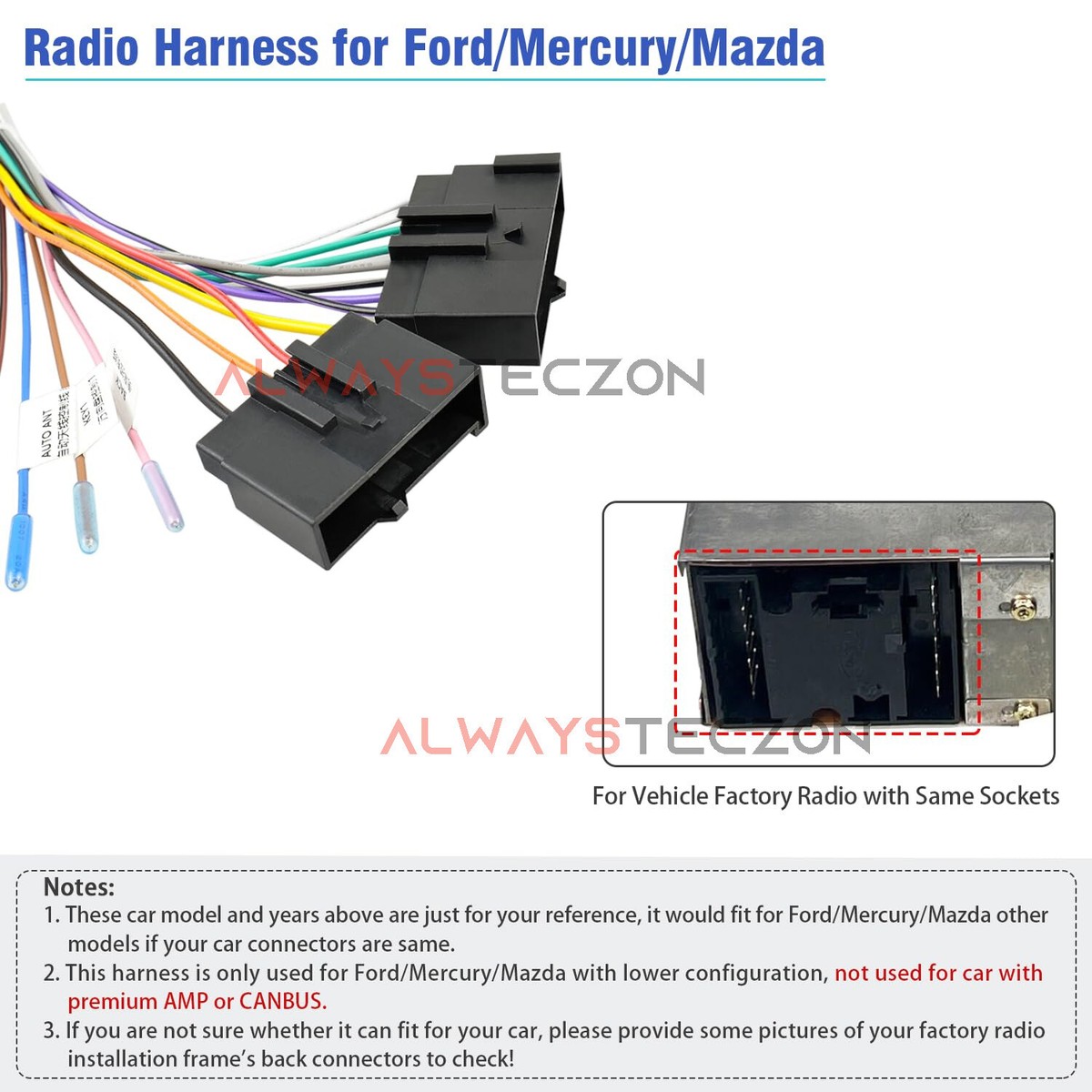 RDBS Kit de faisceau de câbles d'autoradio pour installer le RDBS Kit de faisceau de câbles d'autoradio pour installer le
