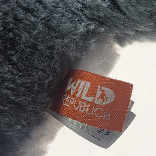 Dolphin Plush Stuffed Wild Republic Toy 14 Inch Color Light Gray And White - Picture 11 of 13