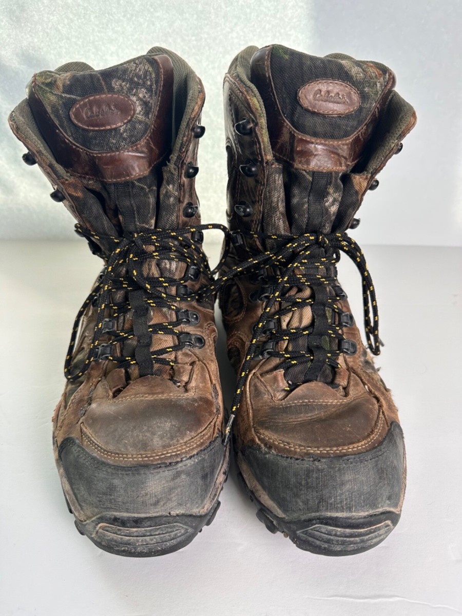 Camouflage Insulated Hunting Boots Cabelas Gore-Tex Scent  display picture 3