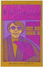 CREAM Psychedelic FILLMORE DOUBLE Handbill BG 79 & BG 80 by BONNIE MacCLEAN