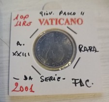 VATICAN CITY - POPE JOHN PAUL II - 100 LIRE 2001 - UNC