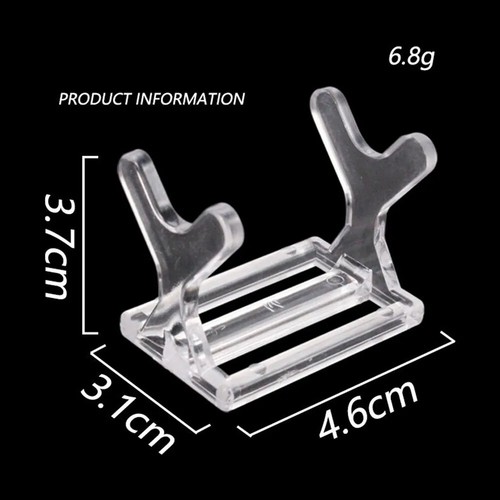 10PCS Fishing Lure Acrylic Display Stand Showing Stand Bait Shelf Holder Rack - Picture 2 of 16