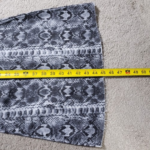 Free People Jeans Donna 27 Just Float On Stampato Svasato Fondo a Campana Boho Snake - Foto 11 di 15