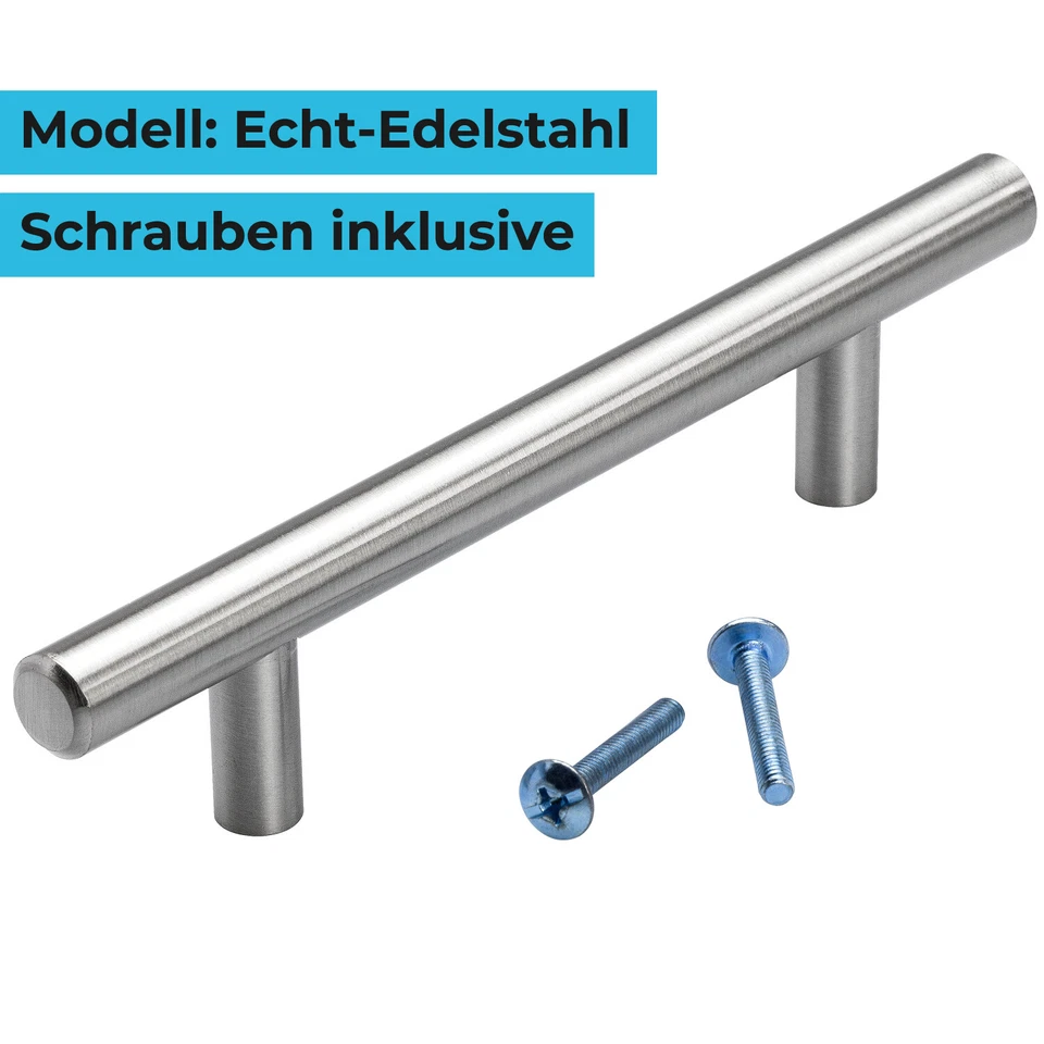Möbelgriffe Edelstahl Stangengriff Küchengriffe Schubladengriffe Schrankgriffe - Bild 2 von 4